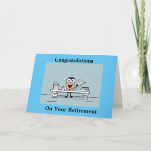 TEMPS D'HUMOUR À LA RETRAITE SUR LES MAINS ! CARTE