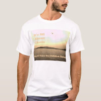 Temps perdu sur le T-shirt puéril de PE de choses