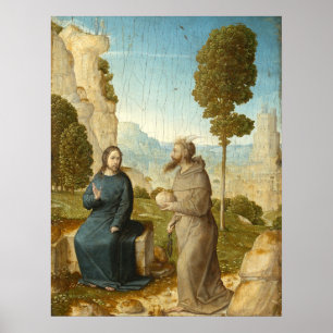 Temptation Christ, Juan de Flandes Fine Art Poster
