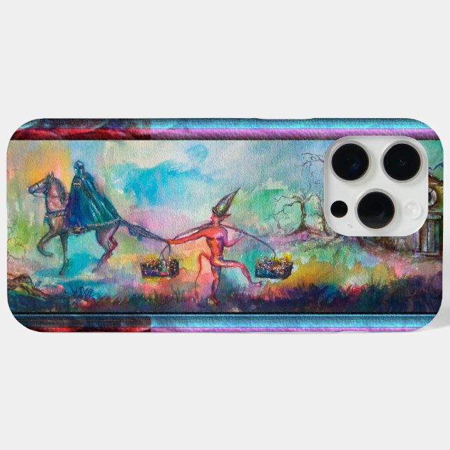 TEMPTATION Dark Knight and Devil's Treasure ,Blue Case-Mate iPhone Case (Back (Horizontal))