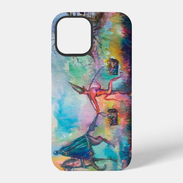 TEMPTATION Dark Knight and Devil's Treasure Blue iPhone Case (Back)
