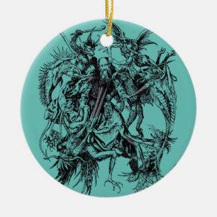 Temptation of Saint Anthony the Great Ceramic Ornament