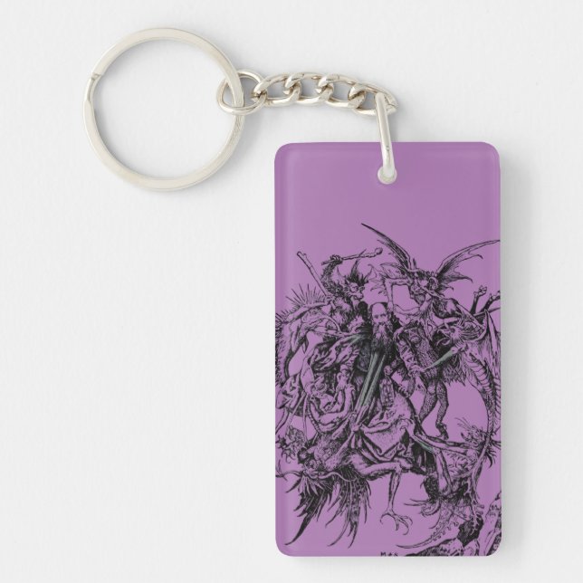 Temptation of Saint Anthony the Great Keychain (Front)