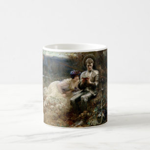 Temptation of Sir Percival (Medieval Knight) Coffee Mug