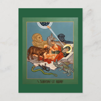 Temptation of St. Anthony Prayer Card