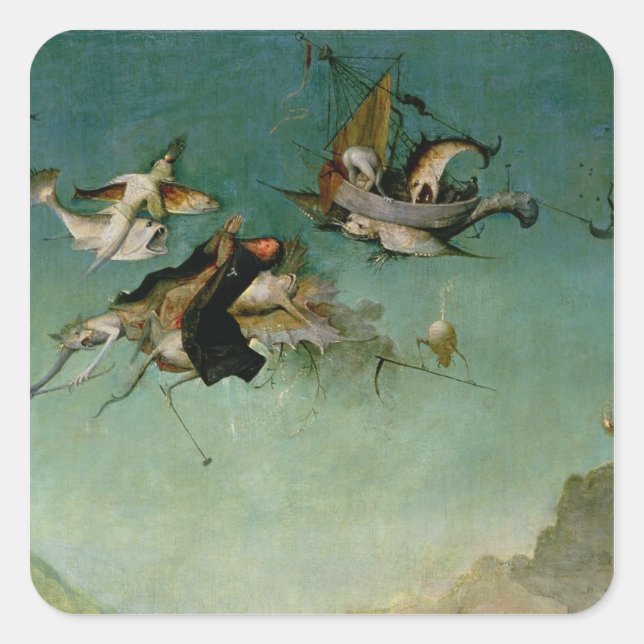Temptation of St.Anthony Square Sticker (Front)