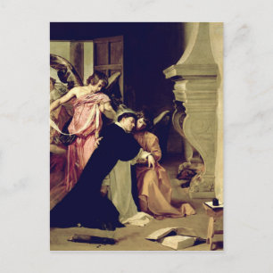 Temptation of St.Thomas Aquinas Postcard