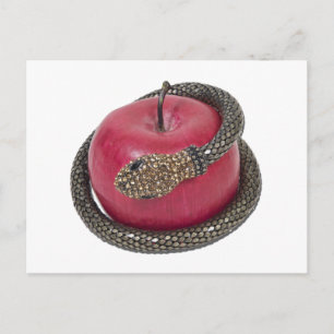TemptationAppleSnake112311 Postcard