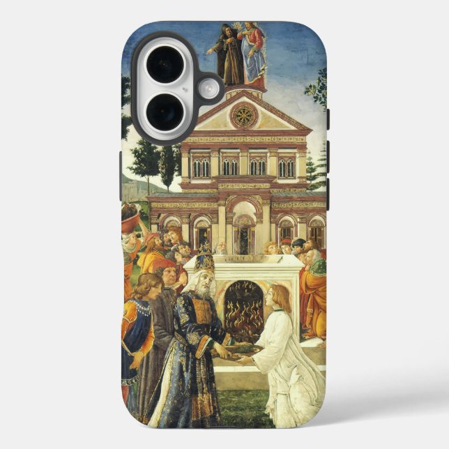 Temptations of Christ by Sandro Botticelli Case-Mate iPhone Case (Back)
