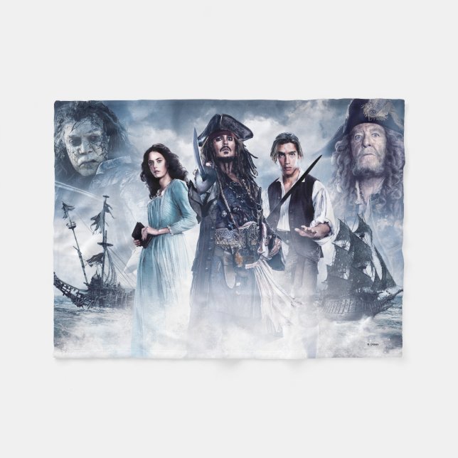 Tempted To Come Aboard? Fleece Blanket (Front (Horizontal))