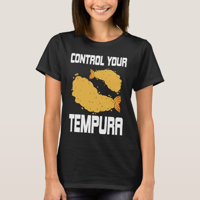 Tempura Pun Costume Shrimp And Seafood T-Shirt (Front)