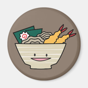 Tempura ramen bowl nori shrimp Japanese noodles Magnet