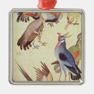 Ten Birds Metal Ornament