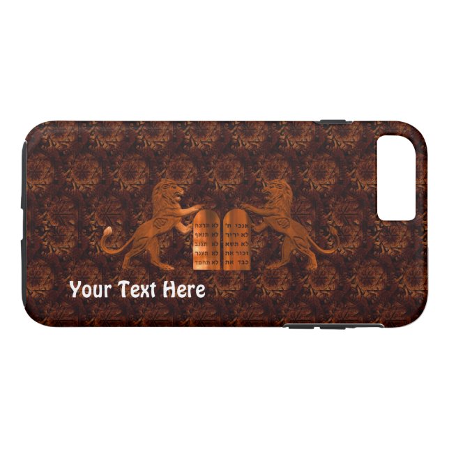 Ten Commandments and Lions Case-Mate iPhone Case (Back (Horizontal))
