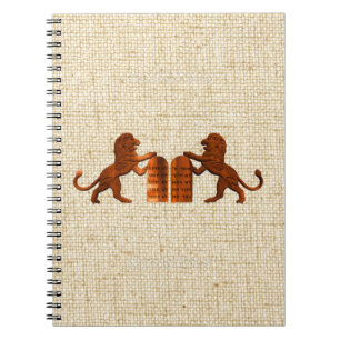 Ten Commandments and Lions Notebook