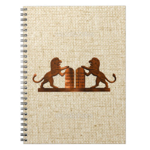 Ten Commandments and Lions Notebook