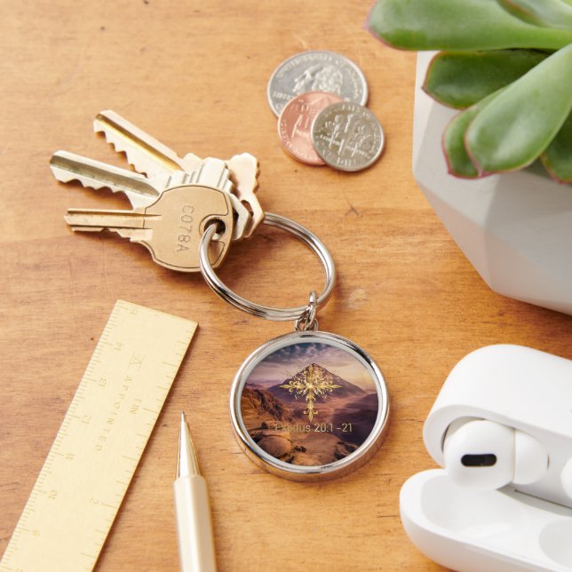 Ten Commandments Keychain (Desk)