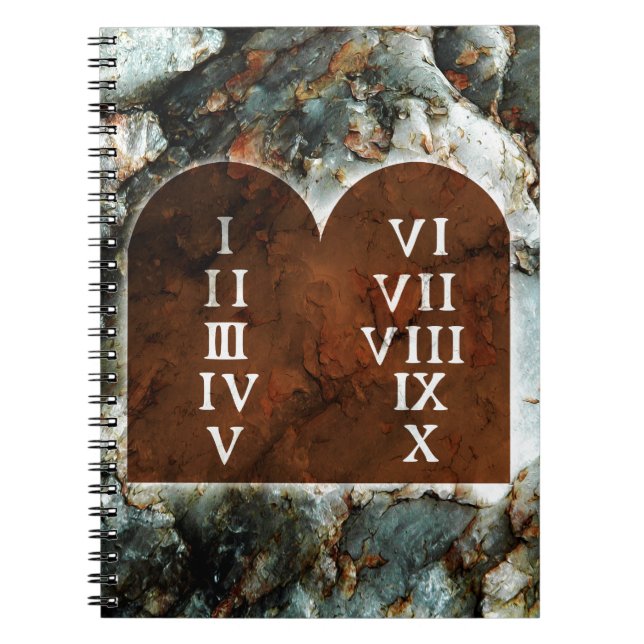 Ten Commandments Notebook (Front)