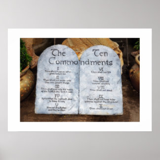 Ten Commandments Poster