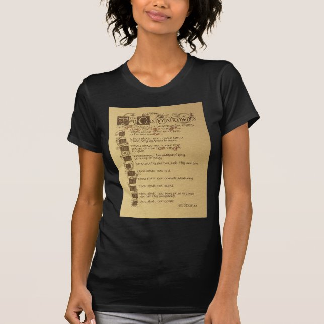 ten commandments T-Shirt (Front)