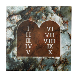 Ten Commandments Tile