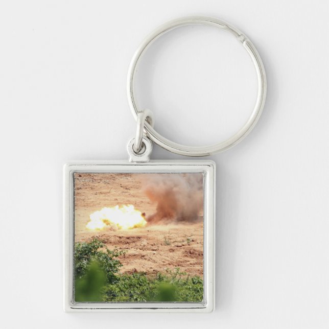 Ten half-pound blocks of TNT Keychain (Front)