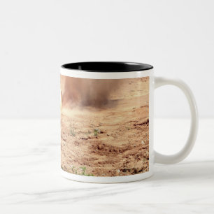 Ten half-pound blocks of TNT Two-Tone Coffee Mug
