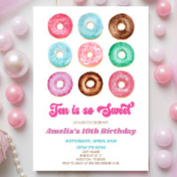 Ten Is So Sweet Doughnut 10th Birthday Party