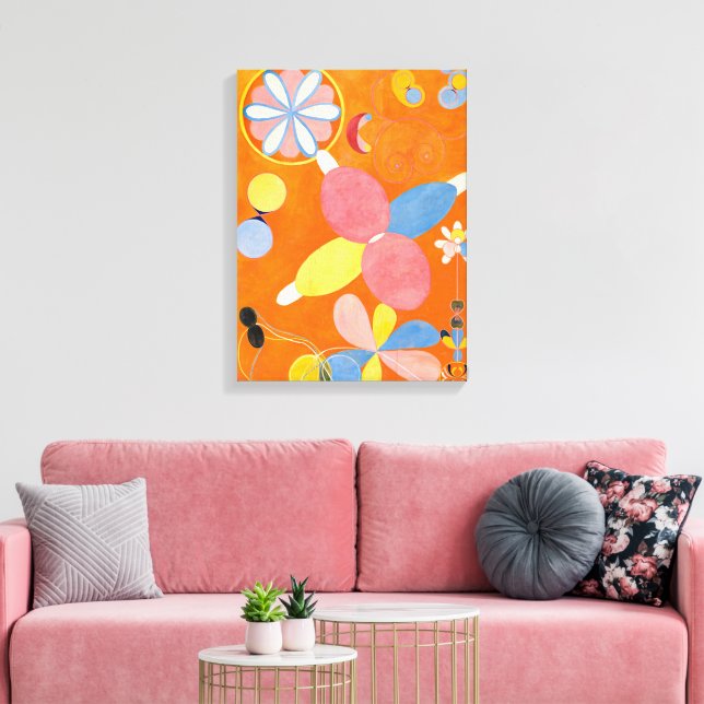 Ten Largest, No. 4, Youth | Hilma af Klint | Canvas Print (Insitu(LivingRoom))