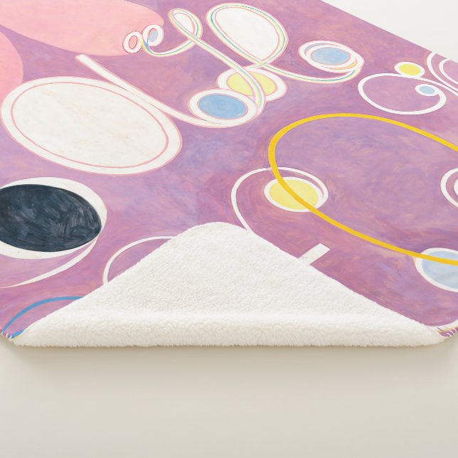 Ten Largest, No. 5, Adulthood | Hilma af Klint | Sherpa Blanket (3/4)