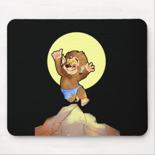Ten Little Monsters: Willie the Wolf Mouse Pad