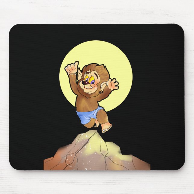 Ten Little Monsters: Willie the Wolf Mouse Pad (Front)