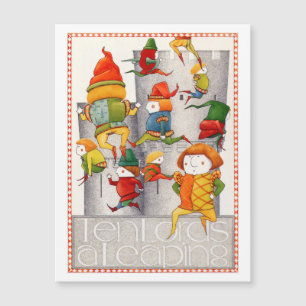 TEN LORDS A LEAPING 4.25x5.6 Magnetic Card