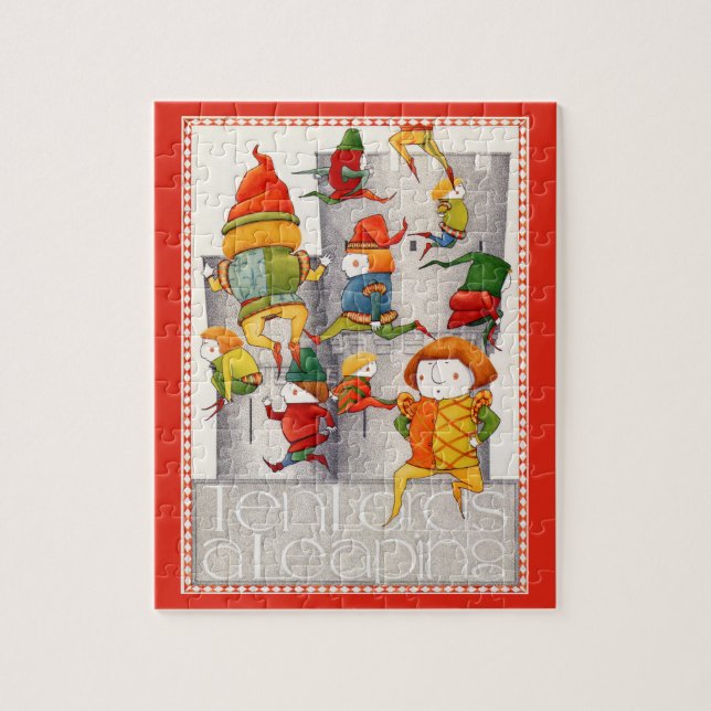 TEN LORDS A LEAPING 8x10 Puzzle  (Vertical)