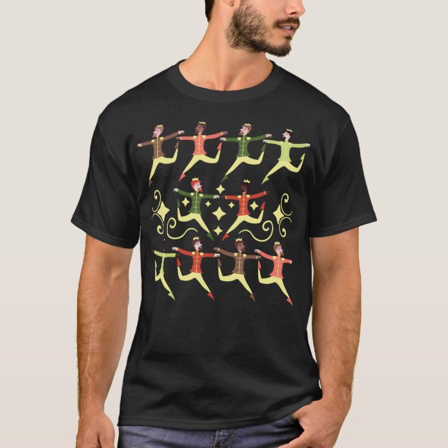 Ten Lords A-Leaping T-Shirt (Front)