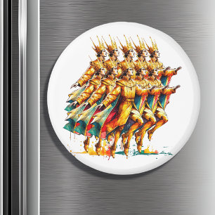 Ten Lords a-Leaping Twelve Days of Christmas Magnet
