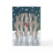 Ten Lynx a-Leaping Holiday Card