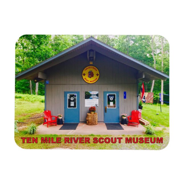 Ten Mile River Scout Museum Front Flexible Magnet (Horizontal)