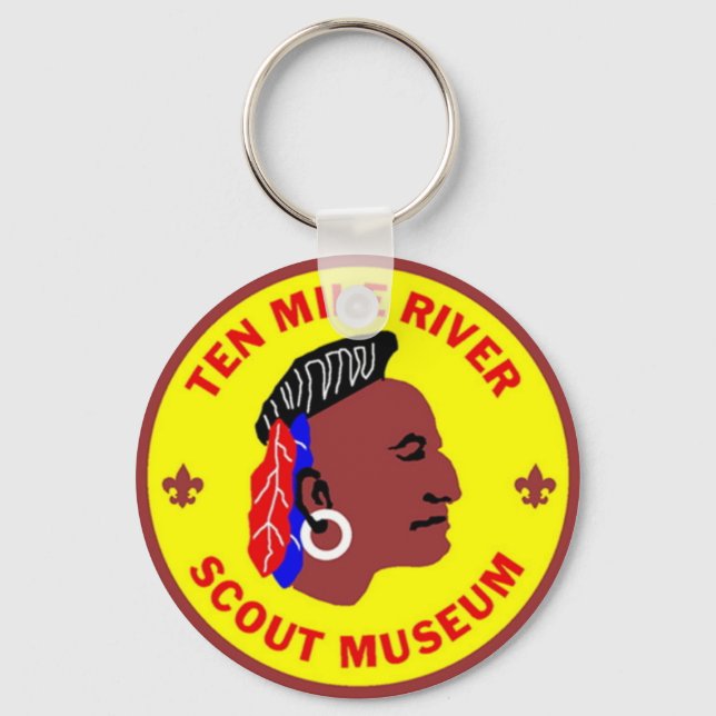 Ten Mile River Scout Museum Logo Keychain (Front)