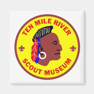 Ten Mile River Scout Museum Square Magnet