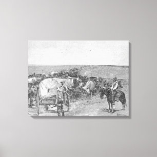 Ten Minutes Before the Great Rush Canvas Print