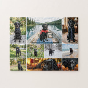 Ten Photo Collage Template Jigsaw Puzzle