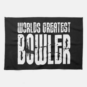 Ten Pin Bowling & Bowlers : Worlds Greatest Bowler Kitchen Towel