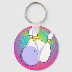 Ten Pin Bowling Keychain