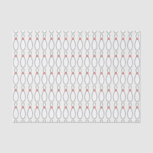 Ten Pin Bowling Pins Tissue Paper