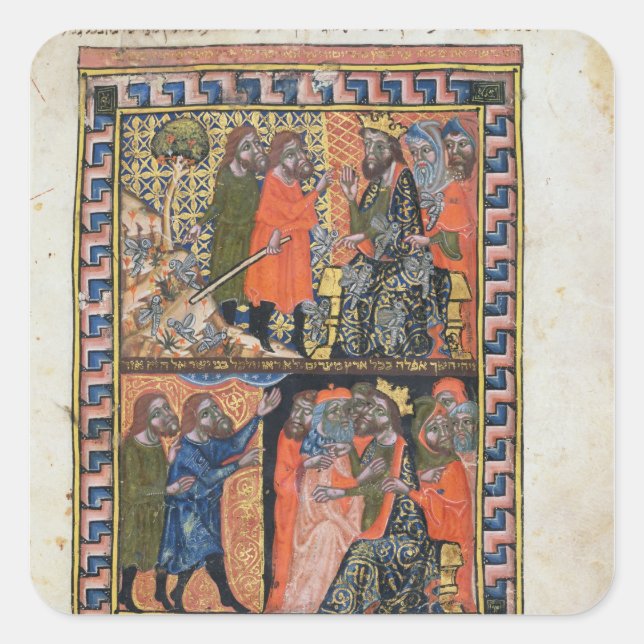 Ten Plagues of Egypt TtoB; the Plague of Square Sticker (Front)