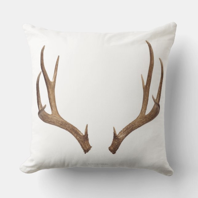 Ten Point Deer Throw Pillow (Front)