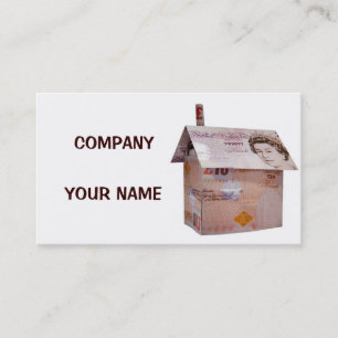 Ten pound house business card