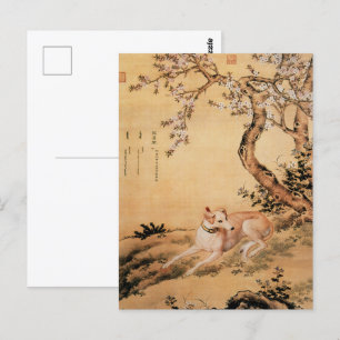 Ten Prized Dogs - Shanxing Wolf(Chinese greyhound) Postcard