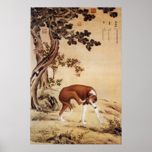 Ten Prized Dogs - The Golden-Winged Hound Dog Poster